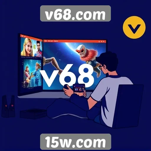 Análise da experiência do usuário em v68.com
